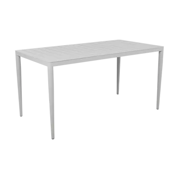 Tavolo da pranzo Bigby - Light grey, 144x76 cm - Brafab