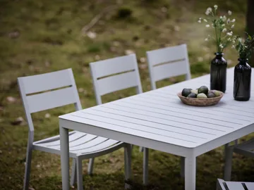 Tavolo da pranzo Bigby - Light grey, 195x90 cm - Brafab