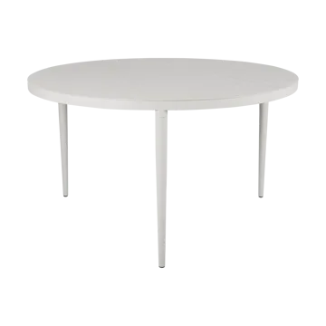 Tavolo da pranzo Bigby rotondo - Light grey Ø130 cm - Brafab