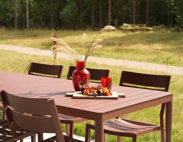 Tavolo da pranzo Bigby - Zin Red, 195x90 cm - Brafab