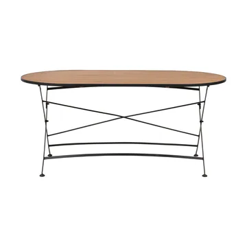 Tavolo da pranzo Brewer - Nero-teak, 160x85 cm - Brafab