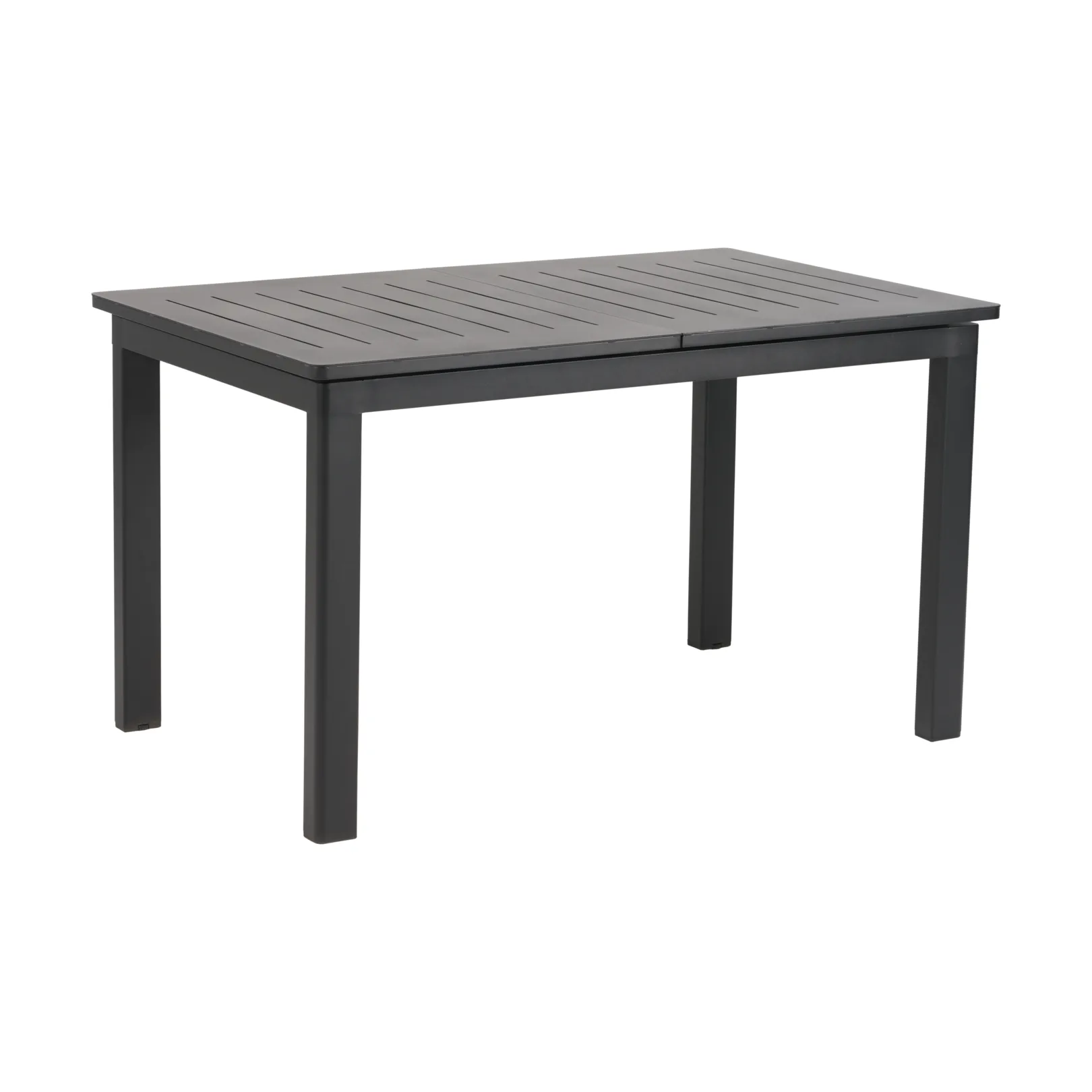 Tavolo da pranzo Lomma, Nero, 128-187x80x73 cm Brafab