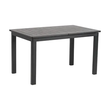 Tavolo da pranzo Lomma - Nero, 128-187x80x73 cm - Brafab
