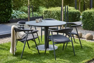Tavolo da pranzo Peace Ø110 cm Anthracite - Brafab