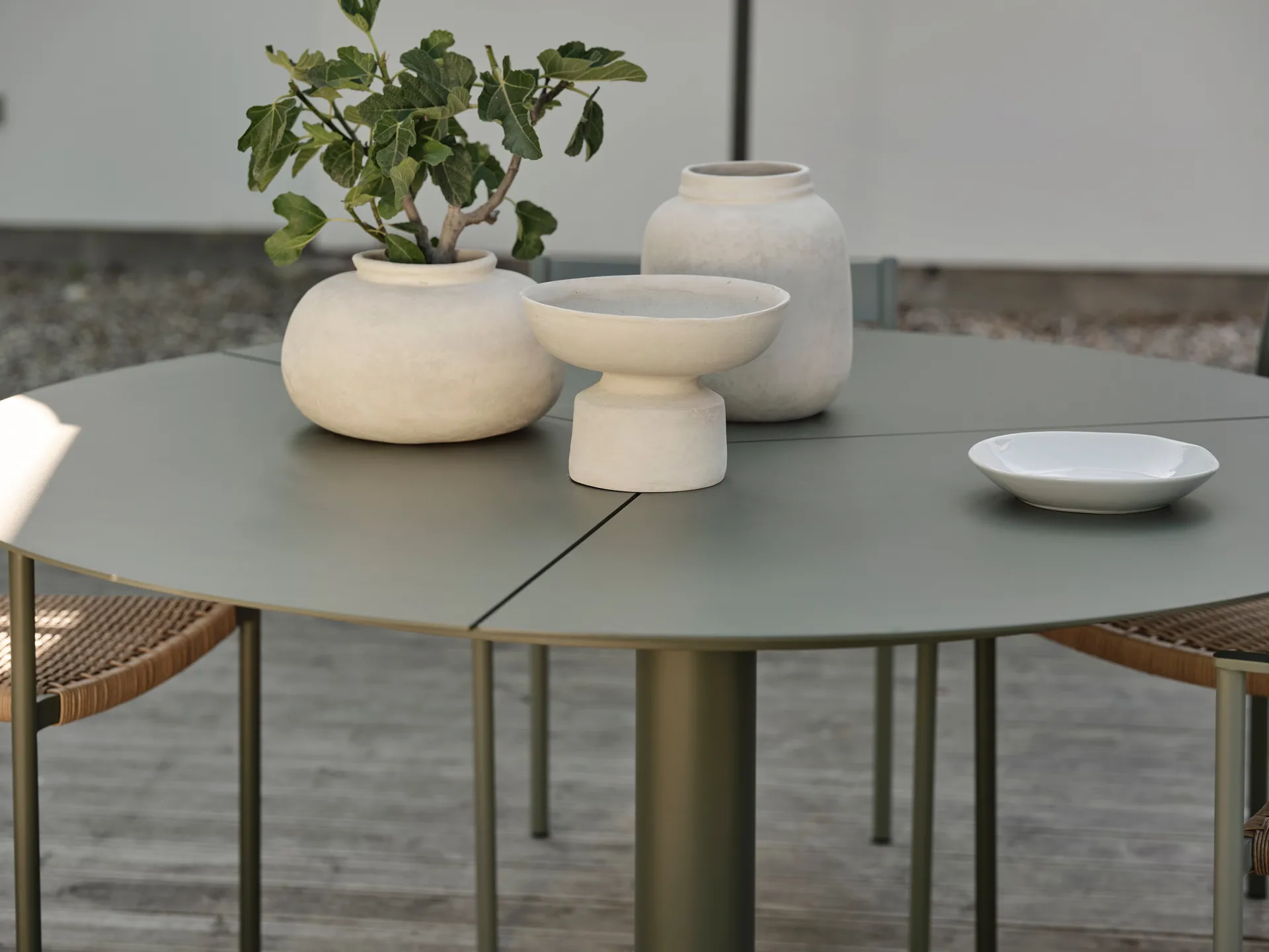 Tavolo da pranzo Peace Ø110 cm Nordic green Brafab