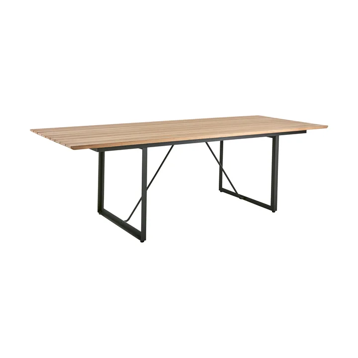 Tavolo da pranzo Shad 240 cm teak-anthracite - Brafab