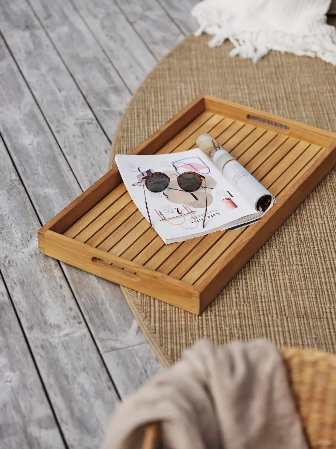 Vassoio da portata Turin 70x40 cm, Natura Brafab