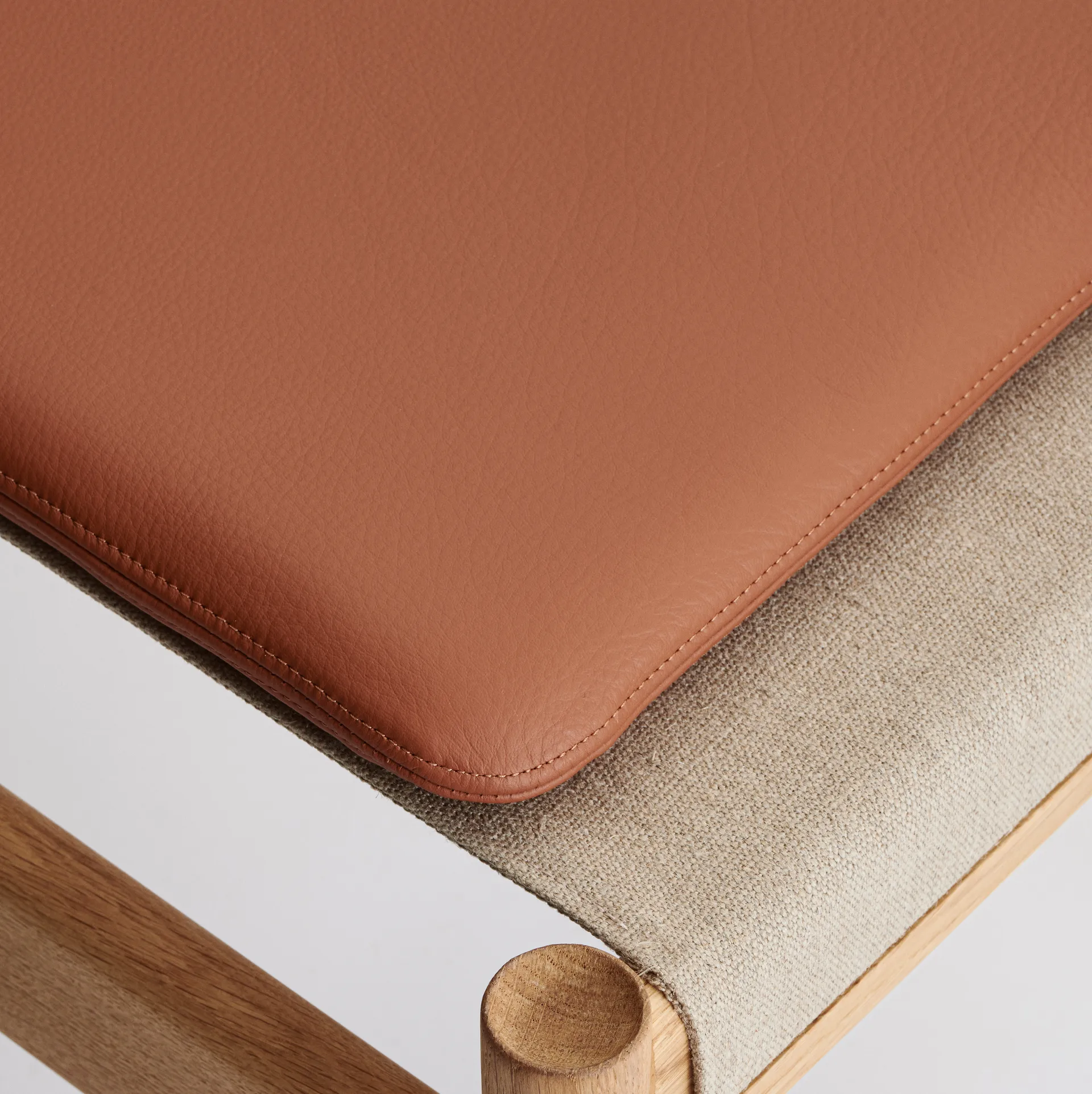 Cuscino HB 33x53x3,5 cm, Pelle Spectrum Brandy Brdr. Krüger