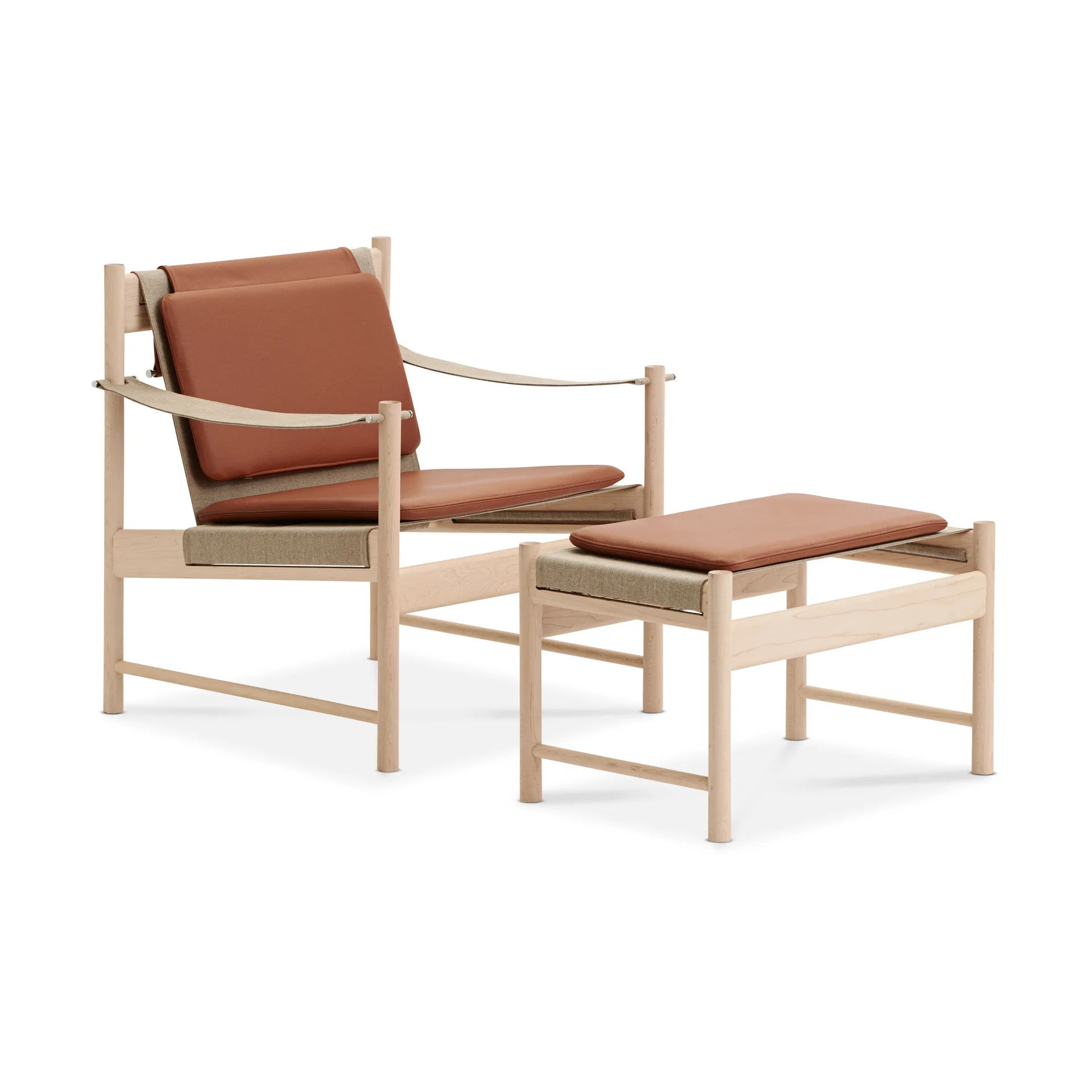 Cuscino HB 33x53x3,5 cm, Pelle Spectrum Brandy Brdr. Krüger