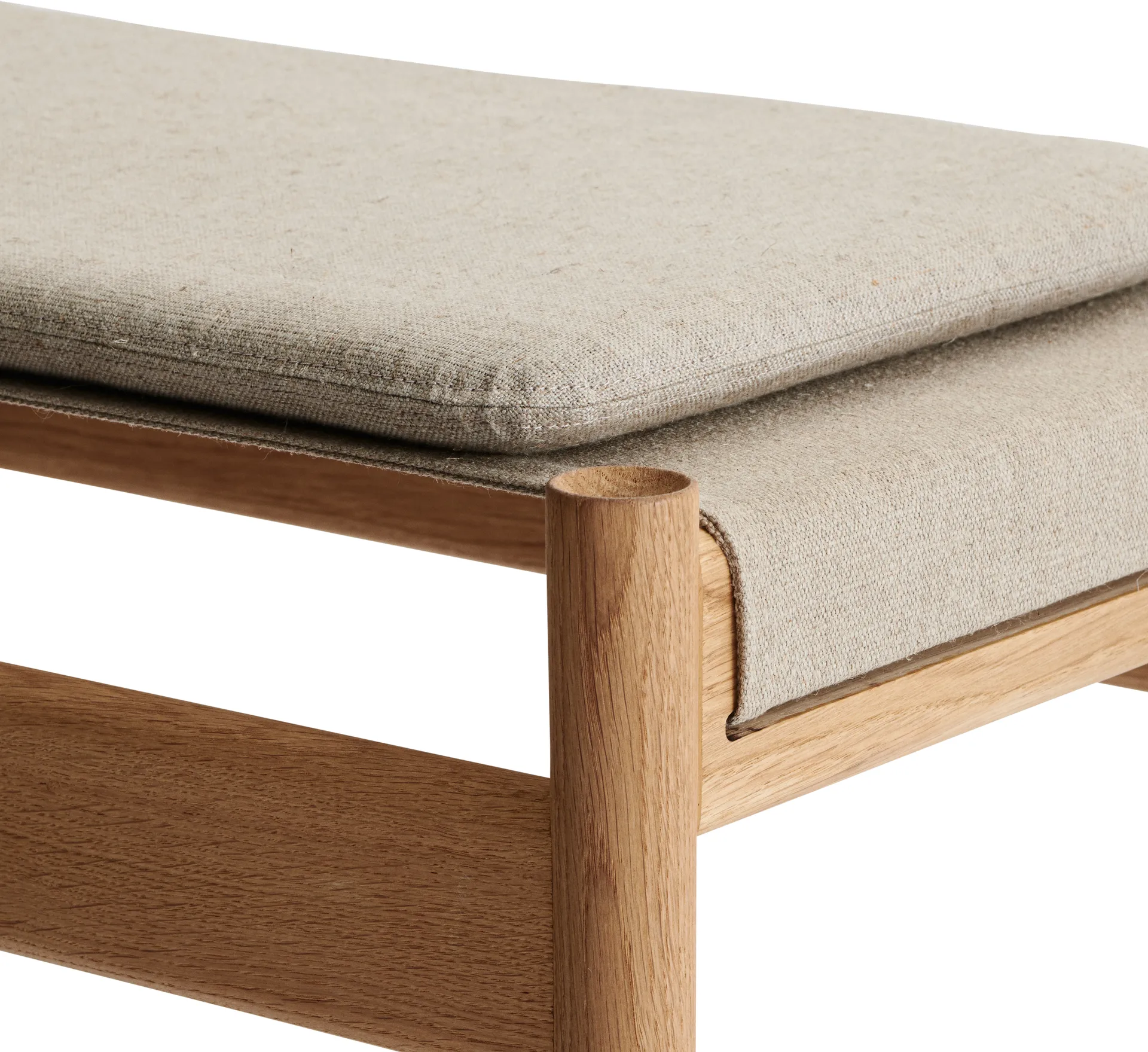 Cuscino HB 33x53x3,5 cm, Tela naturale Brdr. Krüger
