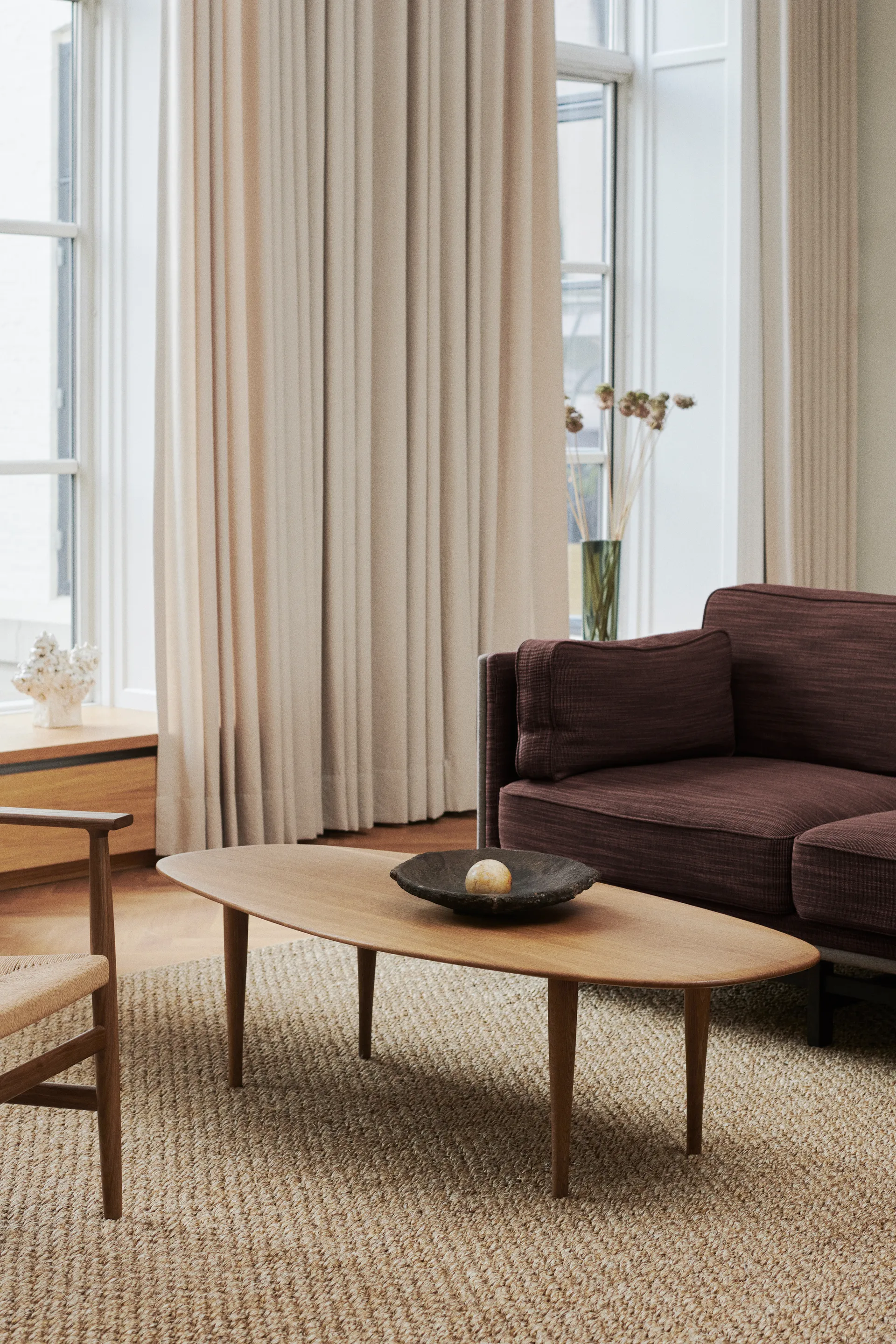 Tavolino Jari 58x130 cm, Rovere oliato e affumicato Brdr. Krüger