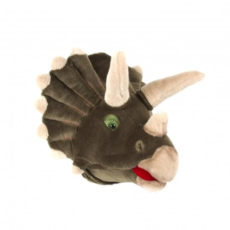 Testa di dinosauro peluche da parete, Dinosaur Brigbys