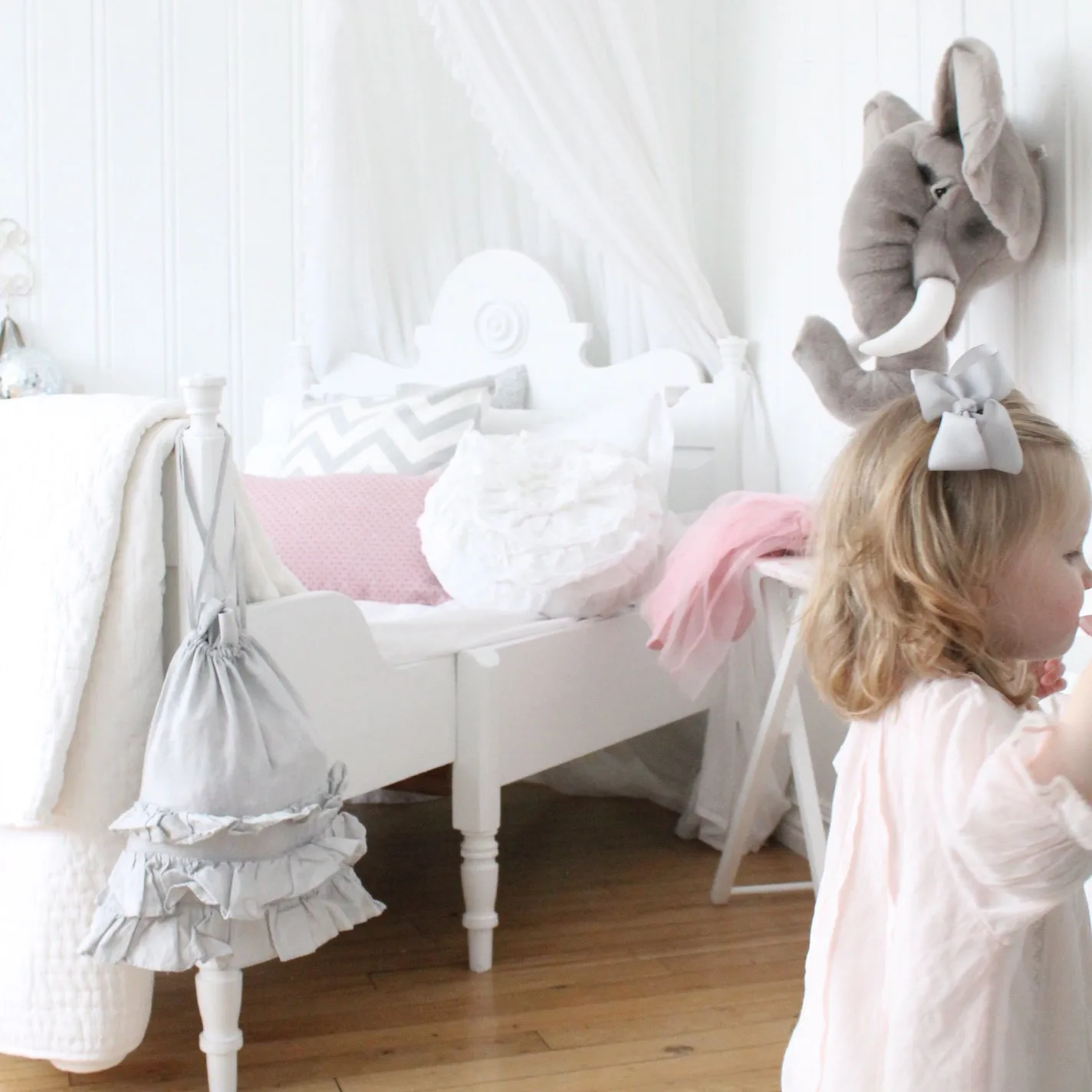 Testa di elefante peluche da parete, elephant Brigbys