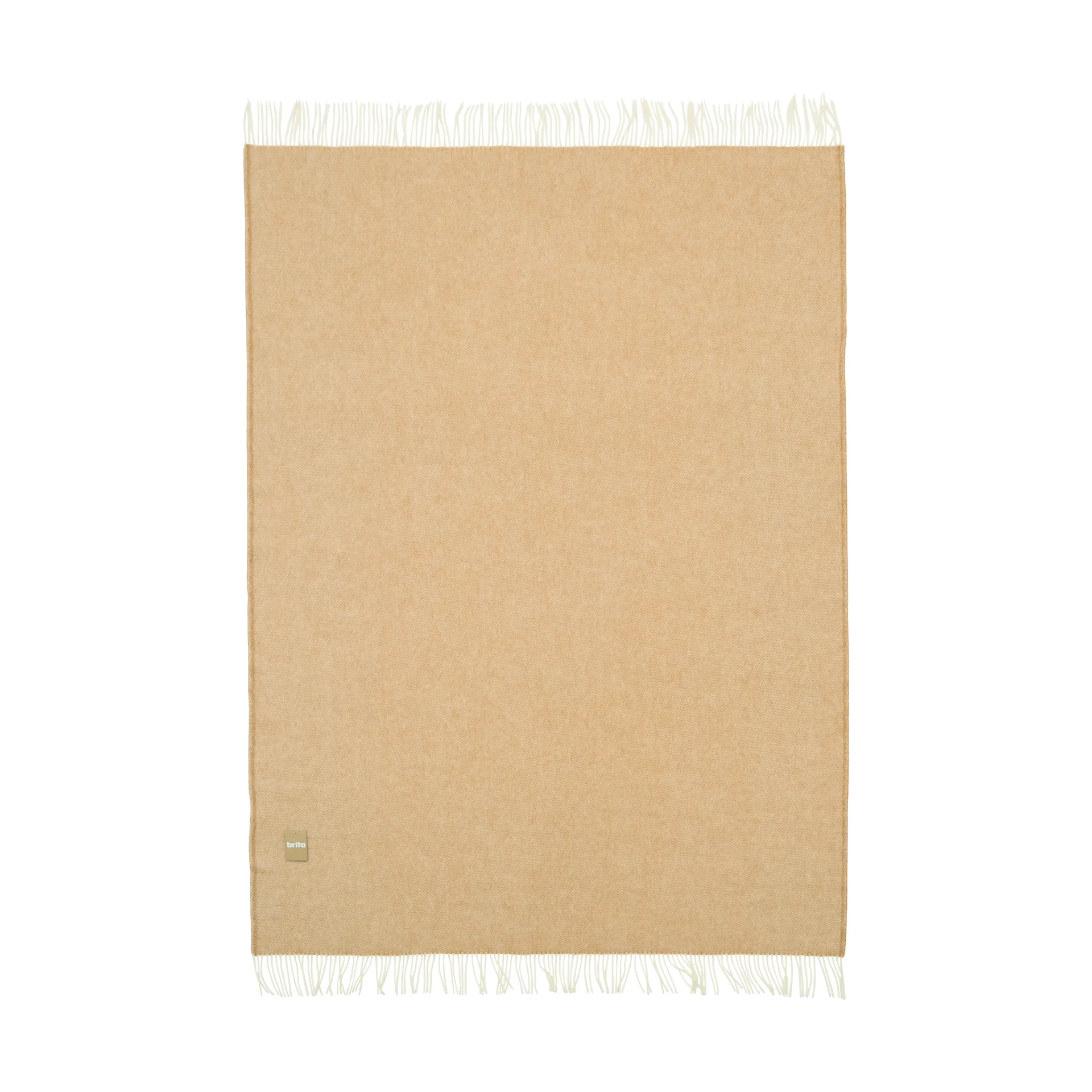 Coperta in lana Mono 170x130 cm, Sabbia Brita Sweden