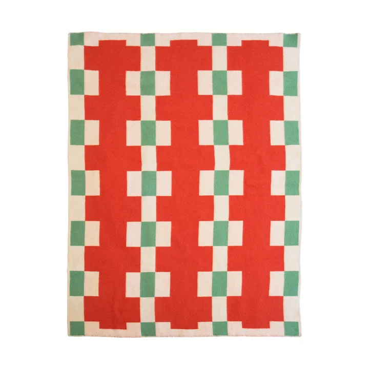 Marta plaid - Rosso, 180x130 cm - Brita Sweden