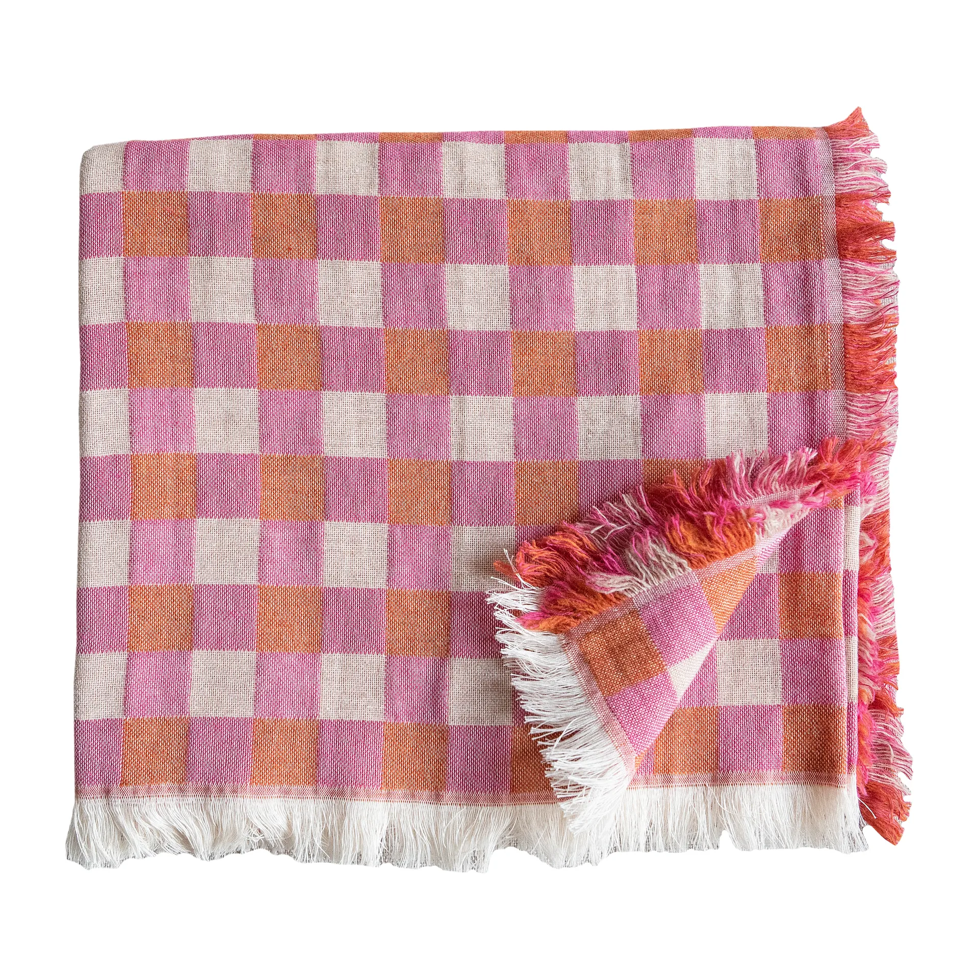 Plaid Poppy in lana 130x170 cm, Rosa Brita Sweden