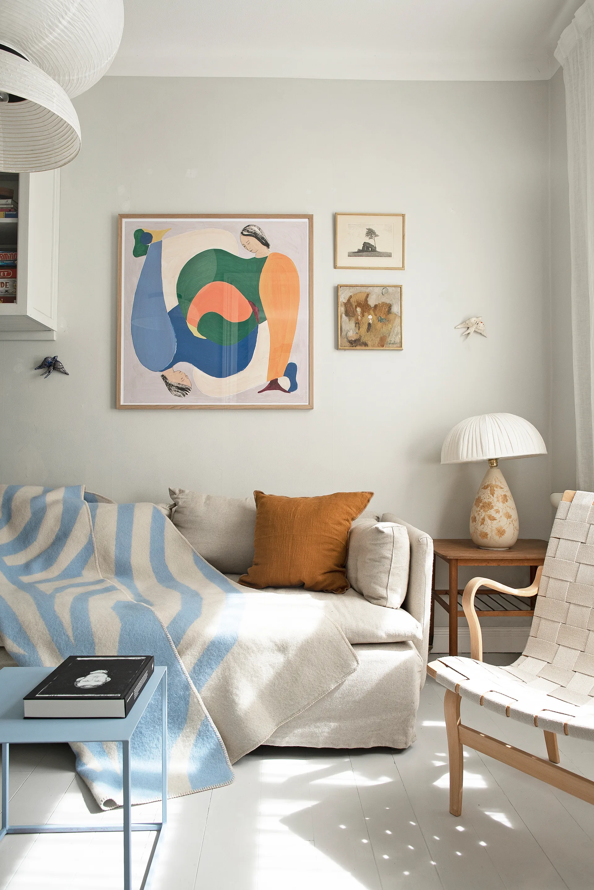 Pugh plaid, Blue, 200x130 cm Brita Sweden