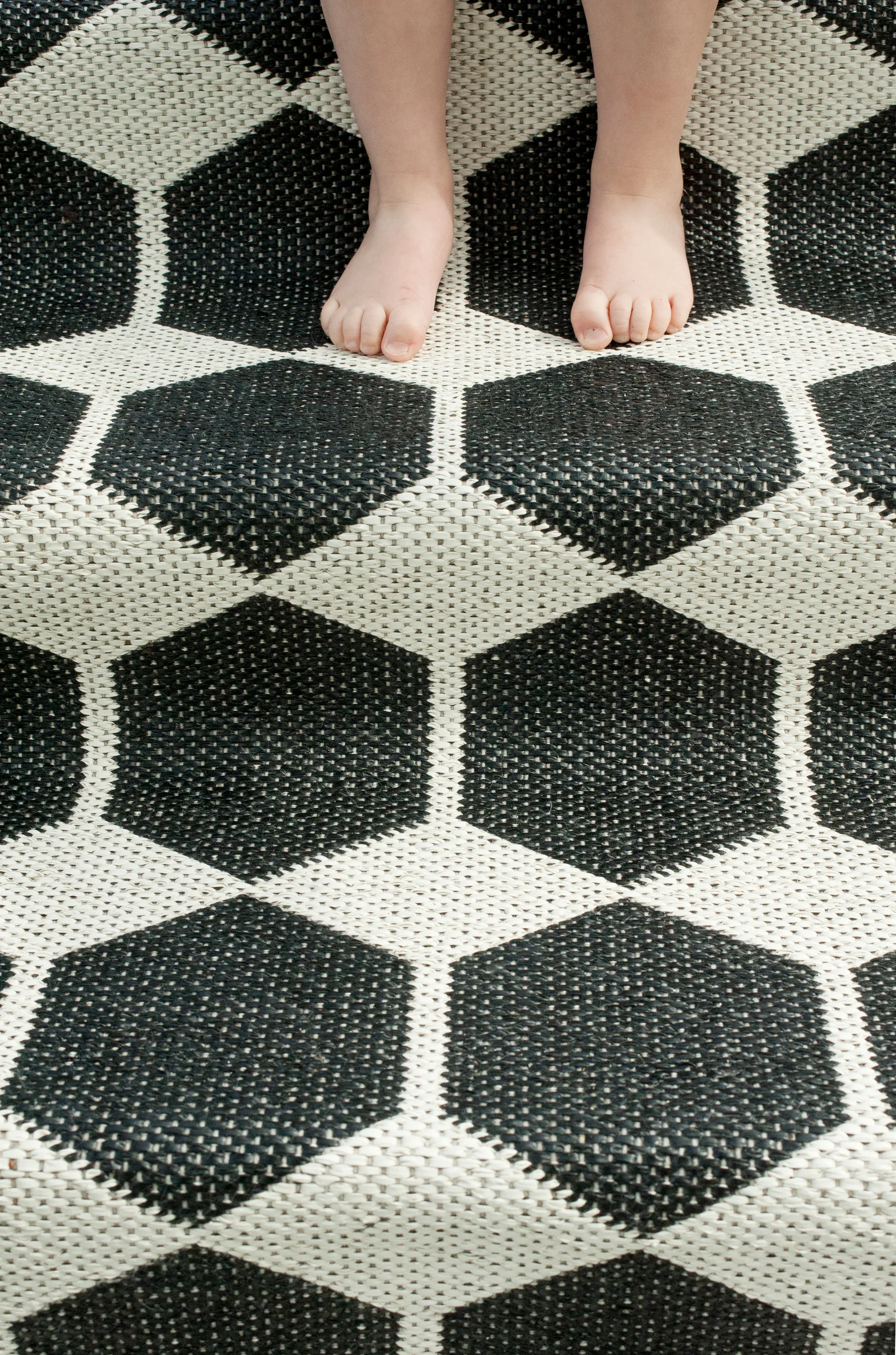 Tappeto Anna nero grande, 150x200 cm Brita Sweden