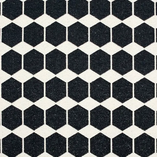 Tappeto Anna nero grande, 150x200 cm Brita Sweden