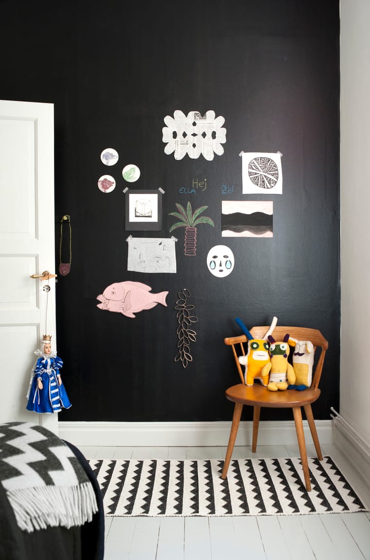 Tappeto Gittan nero, 70x300 cm Brita Sweden