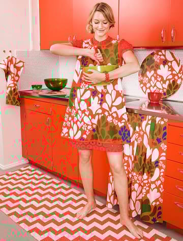 Tappeto Gunnel rosso - 70x200cm - Brita Sweden