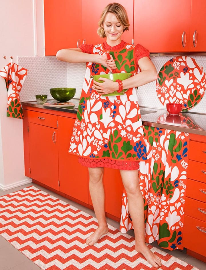 Tappeto Gunnel rosso - 70x200cm - Brita Sweden