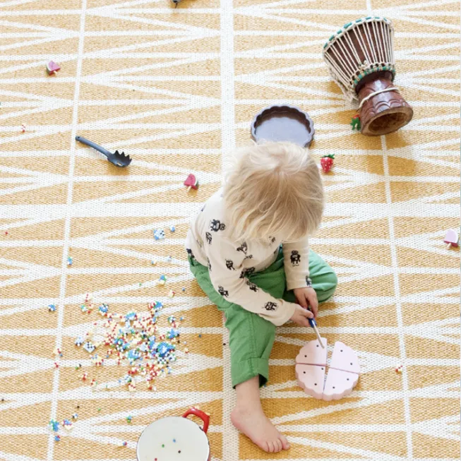 Tappeto Helmi giallo grande, 150x200 cm Brita Sweden