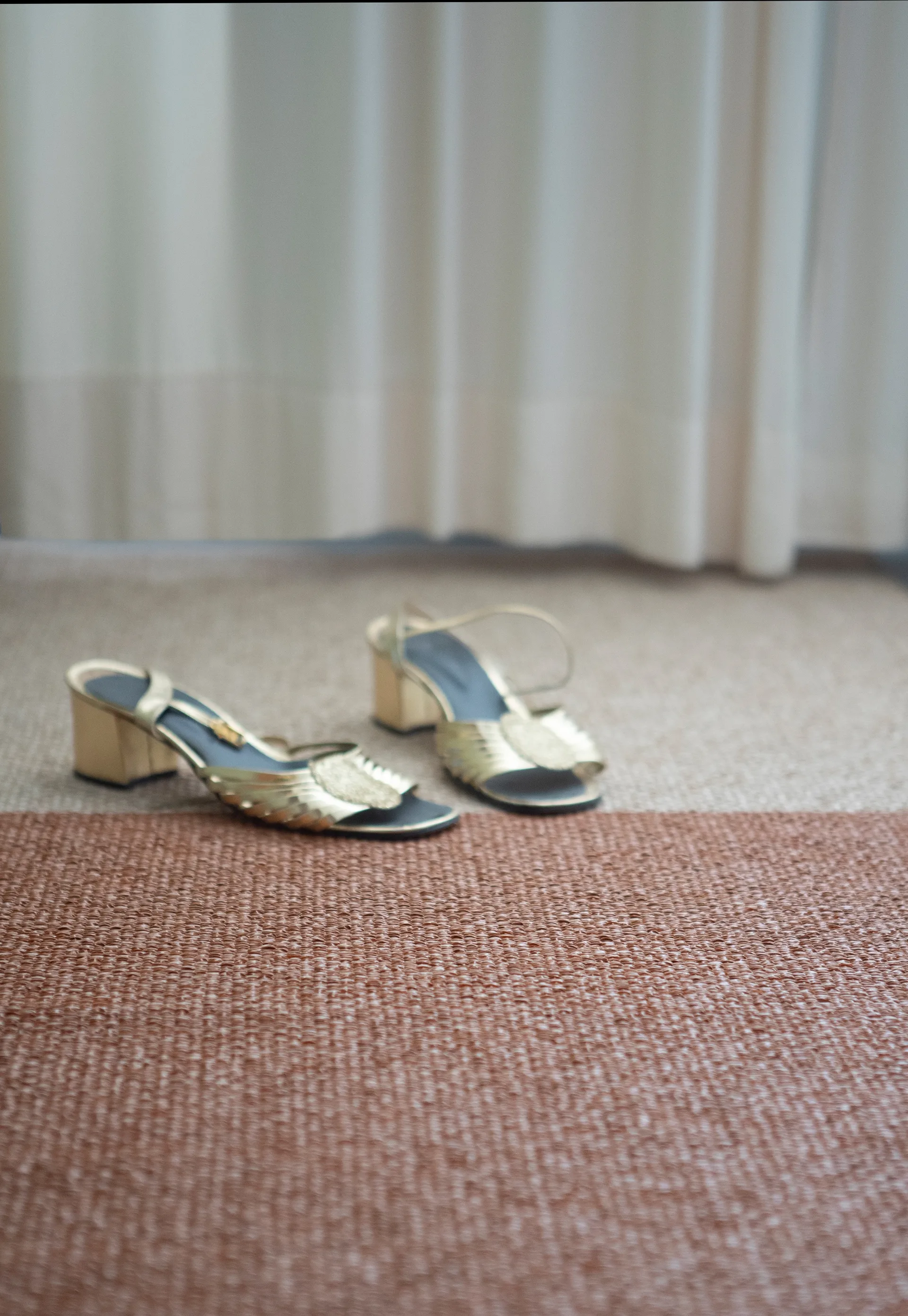 Tappeto Moor cream (bianco panna-terracotta), 70x300 cm Brita Sweden