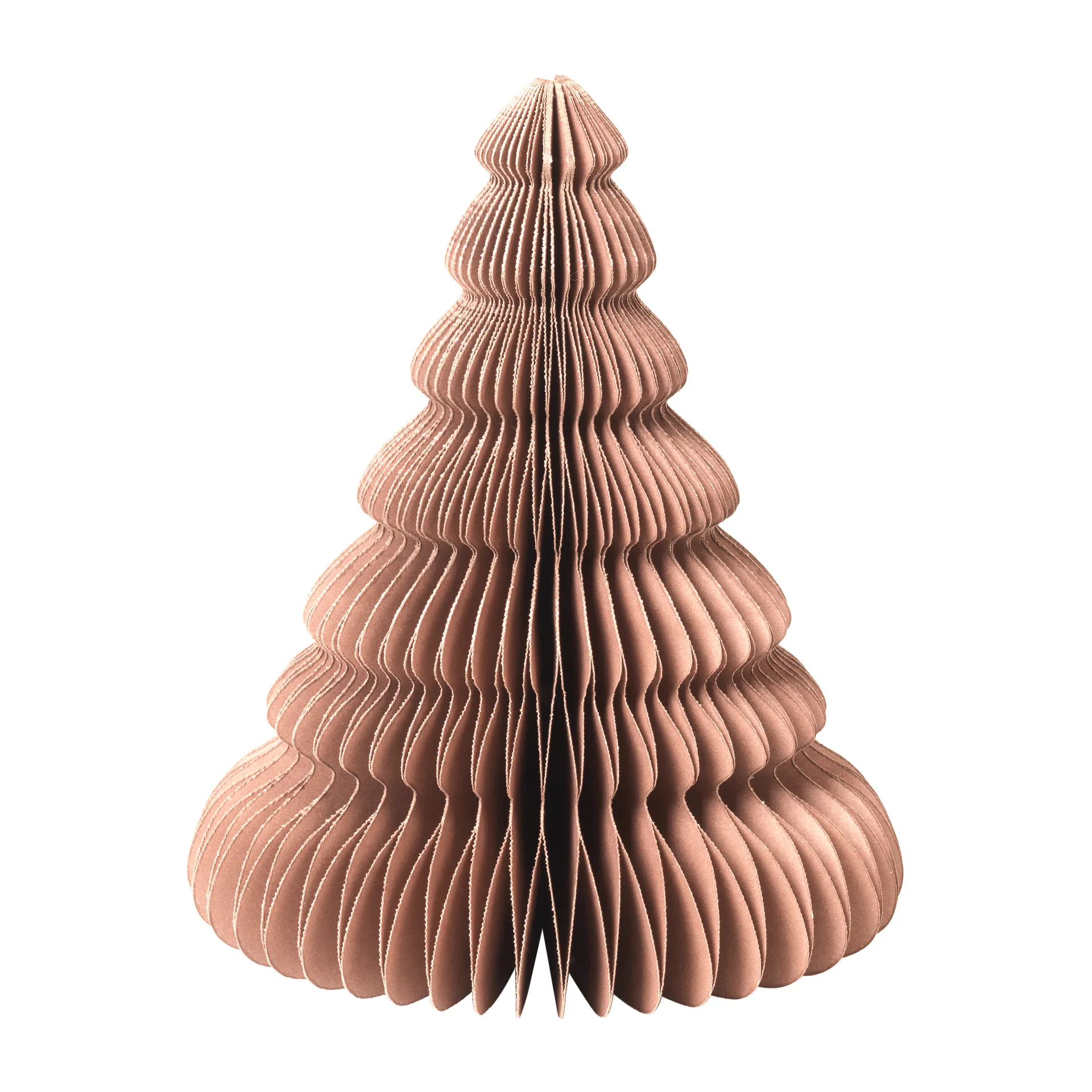 Albero di natale di carta Tree, 15 cm, Arancione tanno Broste Copenhagen