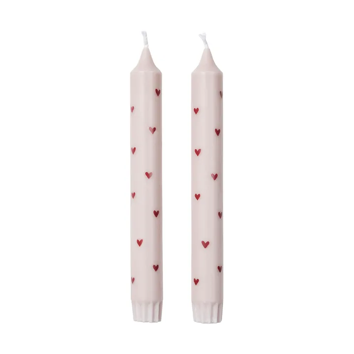 Amor candela lunga 2-pack - Light pink-red - Broste Copenhagen