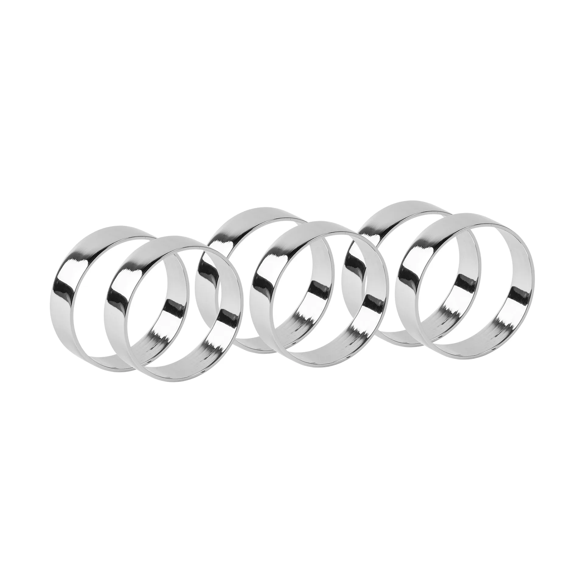 Anello per tovaglioli Ring confezione da 6, Silver finish Broste Copenhagen