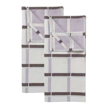 Asciugatutto Zappa confezione da 2 - rainy day-orchid hush-puce - Broste Copenhagen
