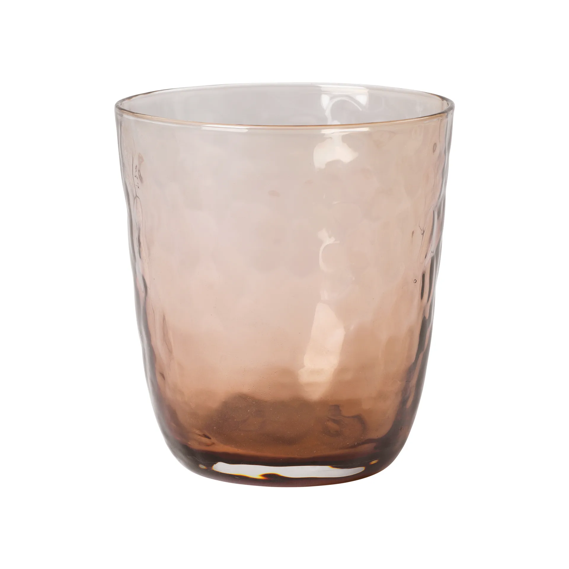 Bicchiere Hammered 33,5 cl, marrone Broste Copenhagen
