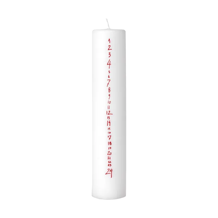 Calendario a candela manoscritta - White-Red - Broste Copenhagen