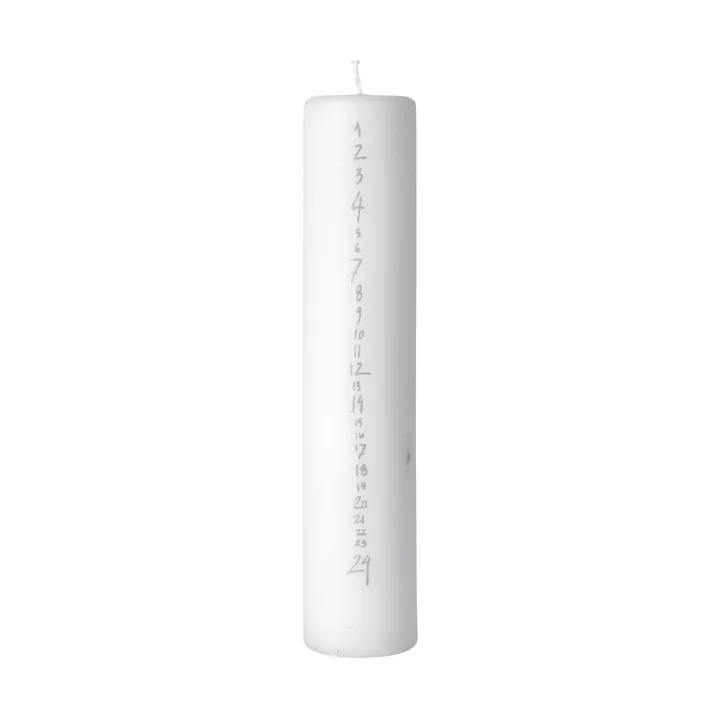 Calendario a candela manoscritta - White-Silver - Broste Copenhagen