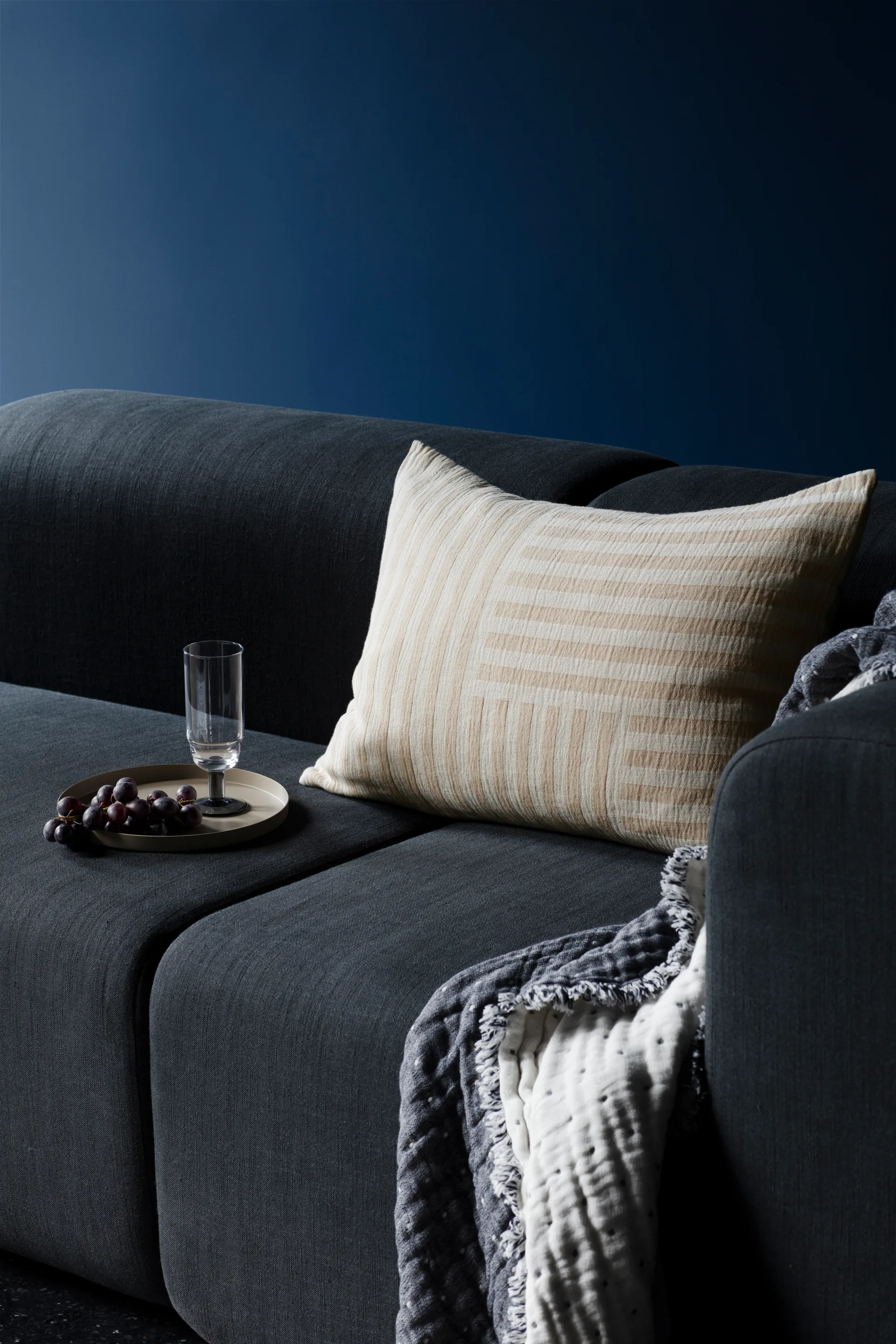 Calice da champagne Nordic Bistro 20 cl, Clear-smoke stem Broste Copenhagen