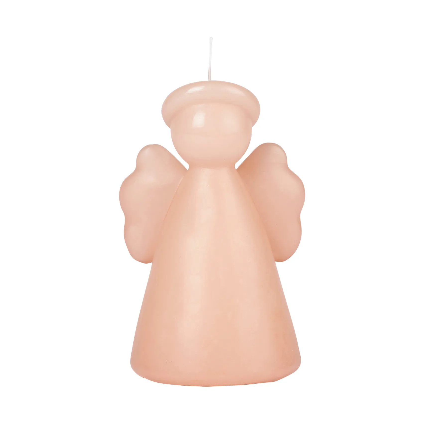 Candela a forma di angelo 14 cm, Dusty peach rose Broste Copenhagen