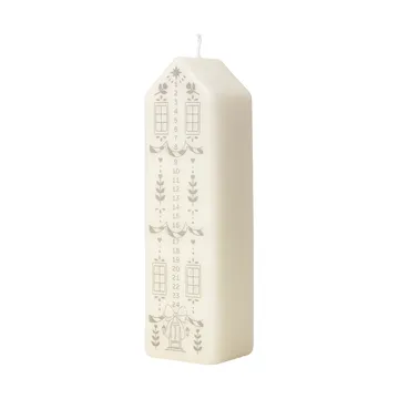 Candela calendario Casa - White-Silver - Broste Copenhagen