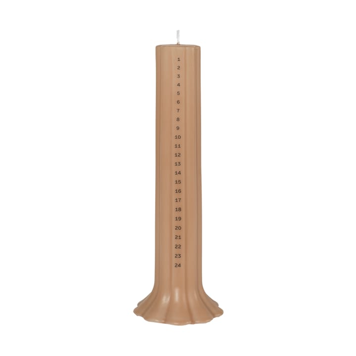 Candela calendario Heli - Noce - Broste Copenhagen