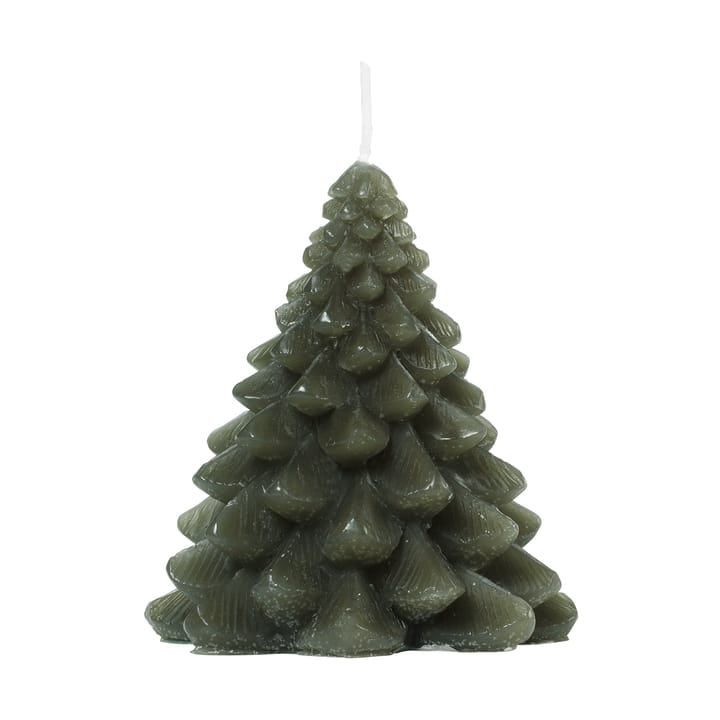 Candela Granny Christmas tree Ø9x10 cm - Verde foglia di uva - Broste Copenhagen