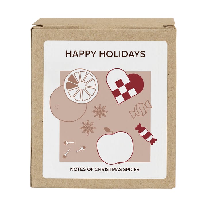 Candela profumata Happy Holidays 32 h, Bianco Broste Copenhagen