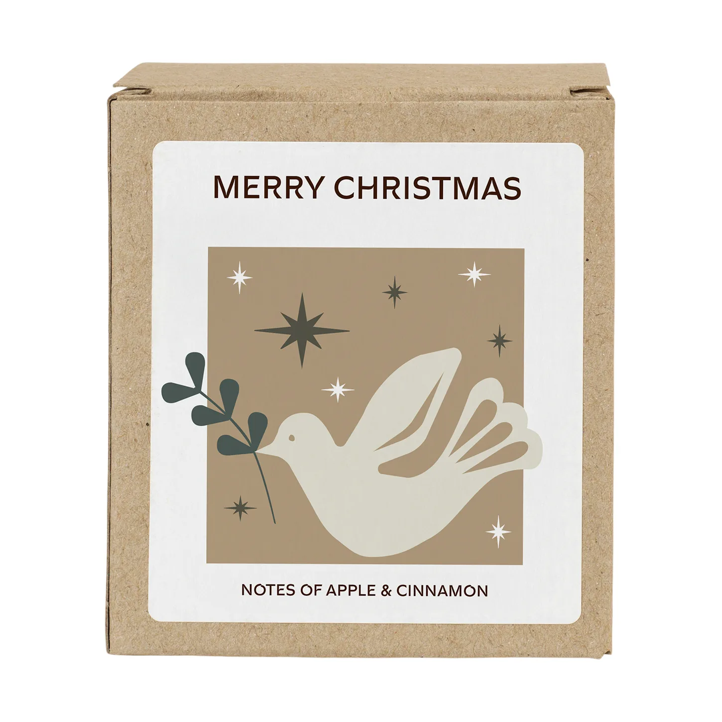 Candela profumata Merry Christmas 32 h, Bianco Broste Copenhagen