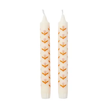 Candela Tulip 2 pz. - White-soft pink - Broste Copenhagen