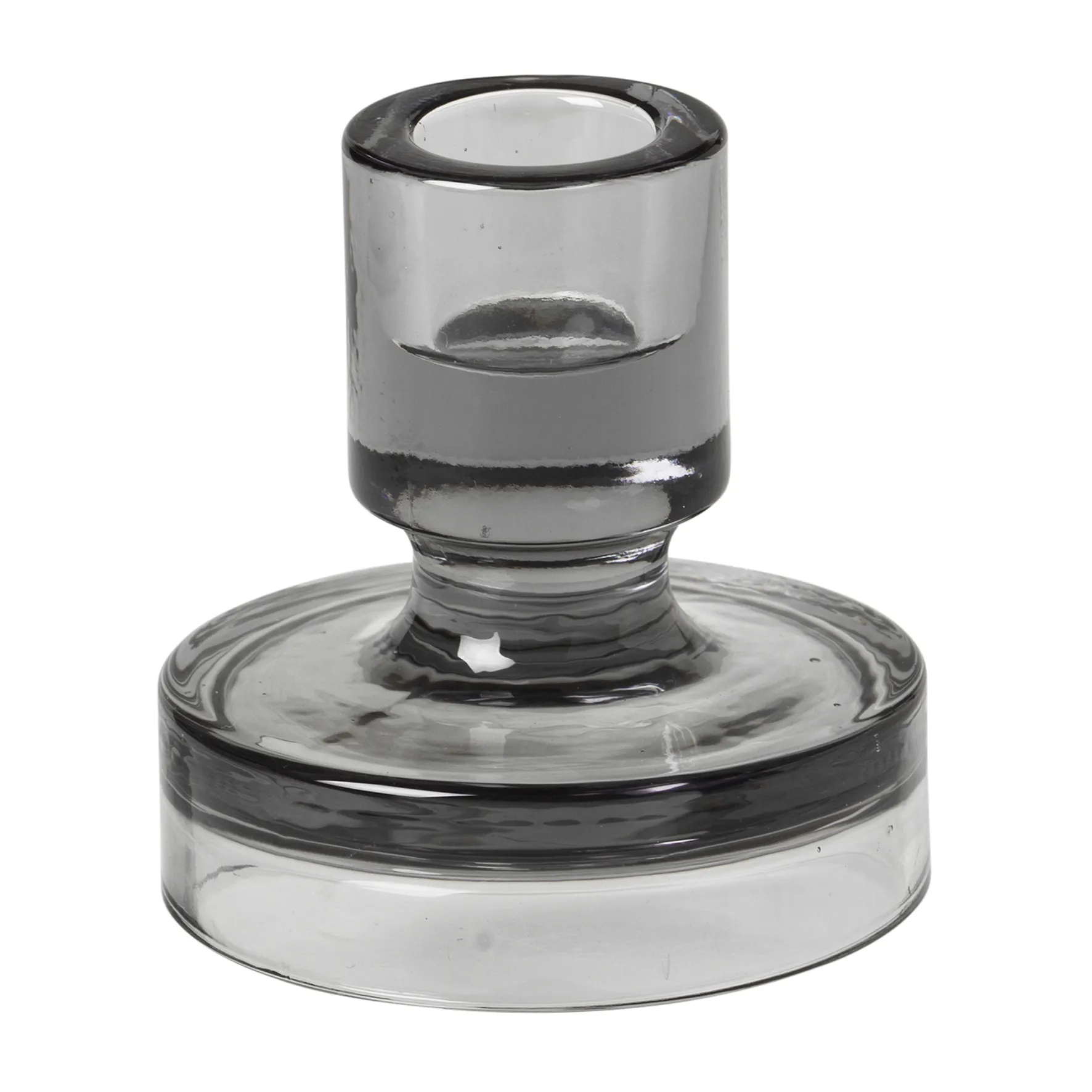 Candelieri Petra smoked pearl dark grey, 8 cm Broste Copenhagen