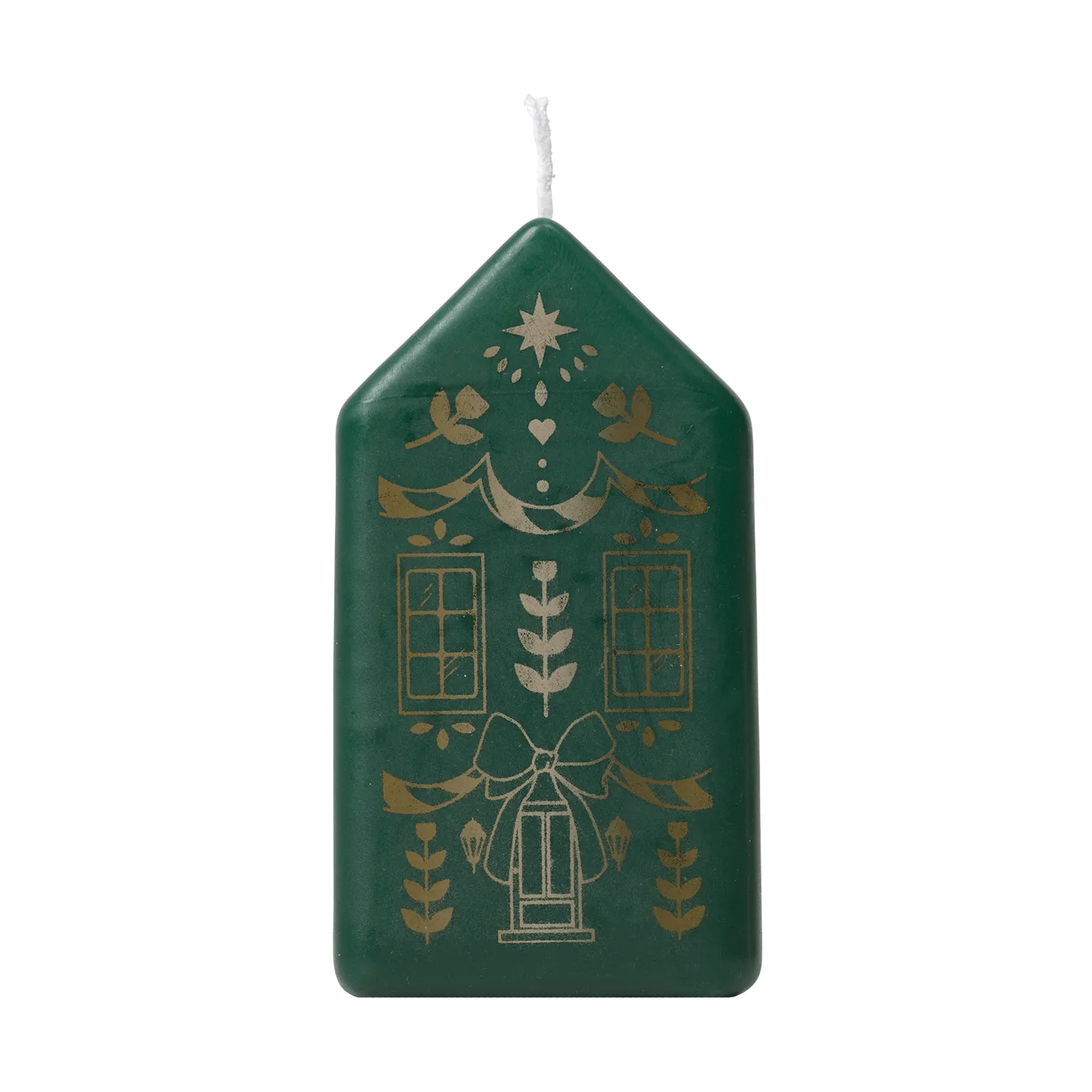 Casa candela a colonna, Dark green-oro Broste Copenhagen