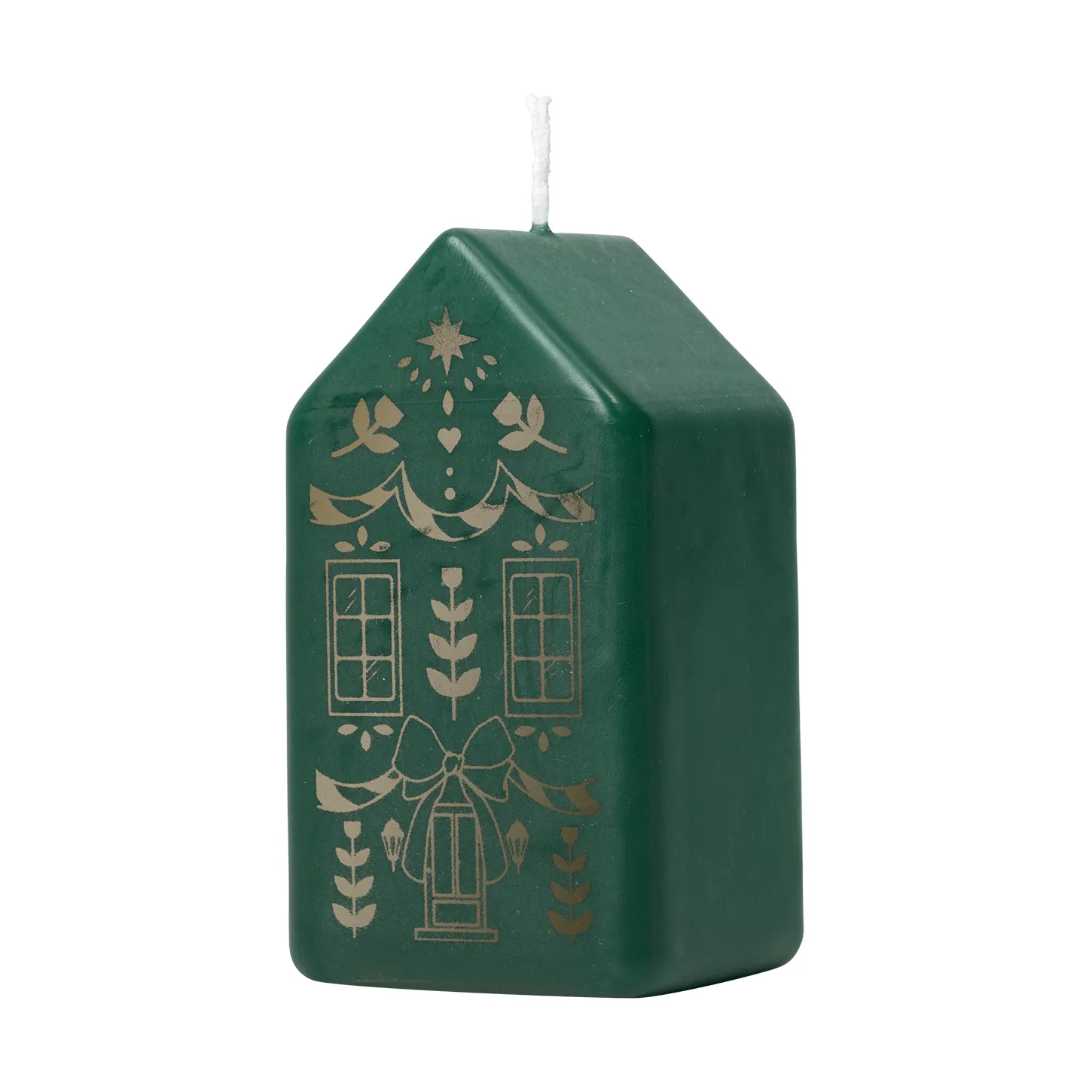 Casa candela a colonna, Dark green-oro Broste Copenhagen