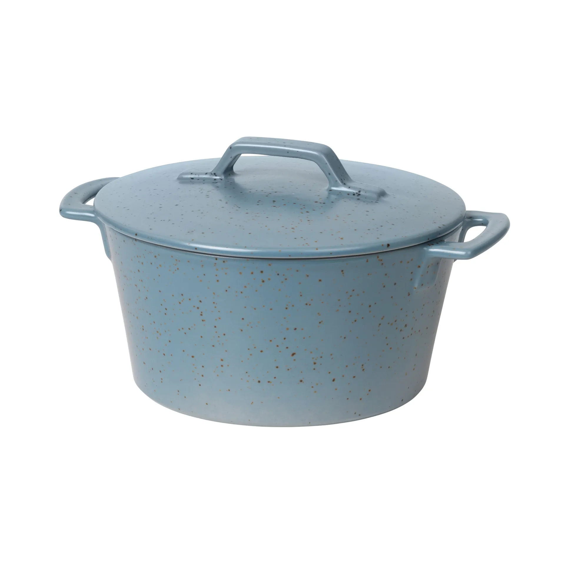 Casseruola Hasle 19x23,5 cm, flintstone blue granite Broste Copenhagen
