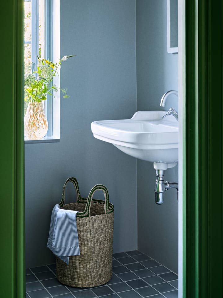 Cesto Lykke, 3 pezzi, Colore naturale, verde Broste Copenhagen