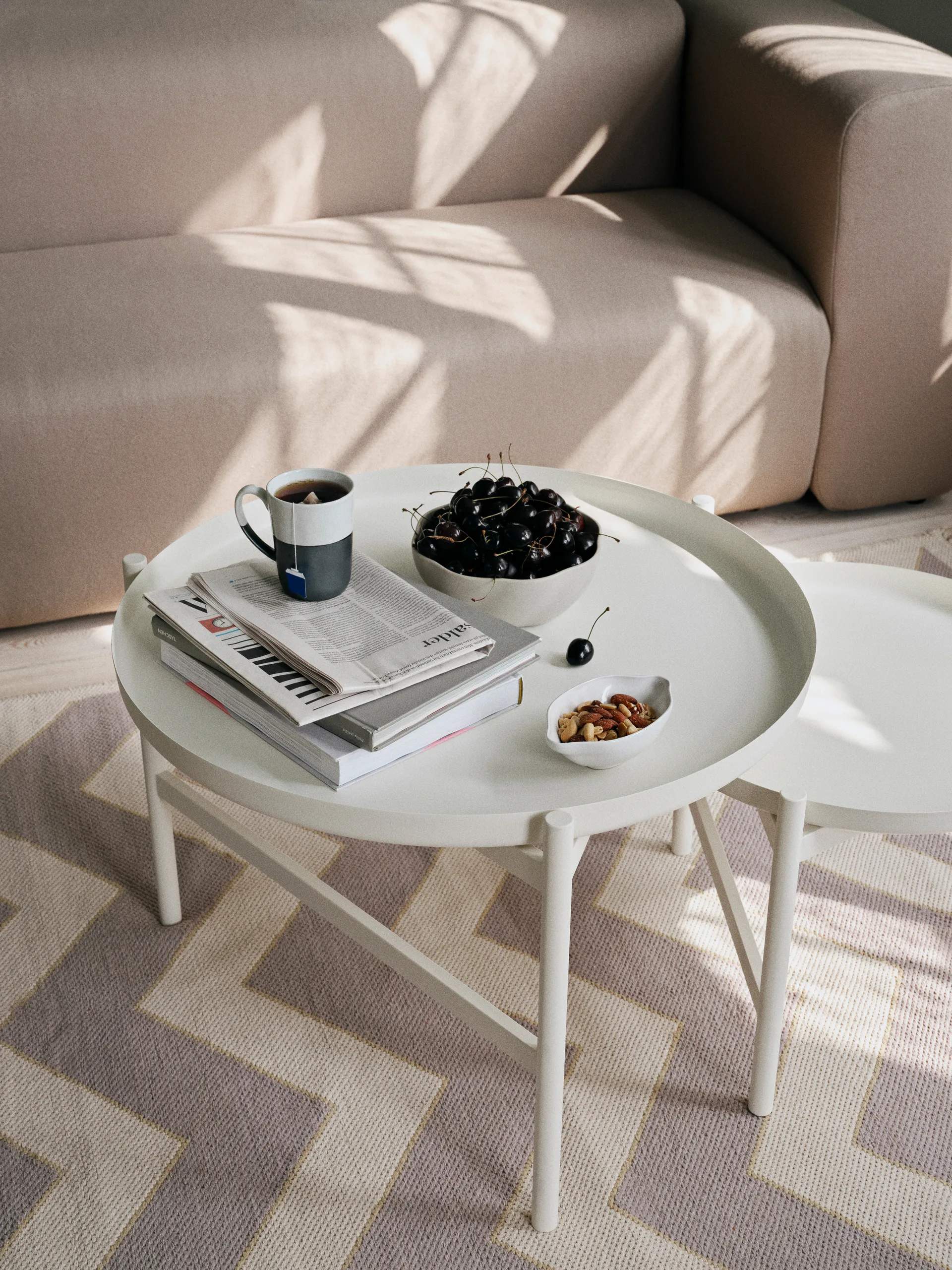 Ciotola Limfjord, Ø 14 cm, Grigio chiaro Broste Copenhagen