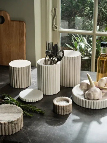 Ciotola Platon Ø18 cm - White marble - Broste Copenhagen